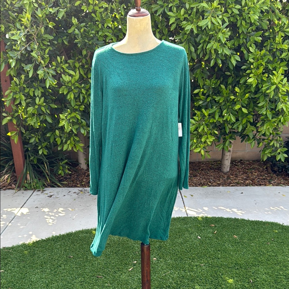 Old Navy Green Long Sleeve Dress